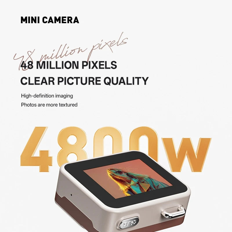 Mini Thumb Pocket CCD Digital Camera HD Retro Camera Portable Keychain Camera Outdoor Travel Photo Recorder Gift Y6000